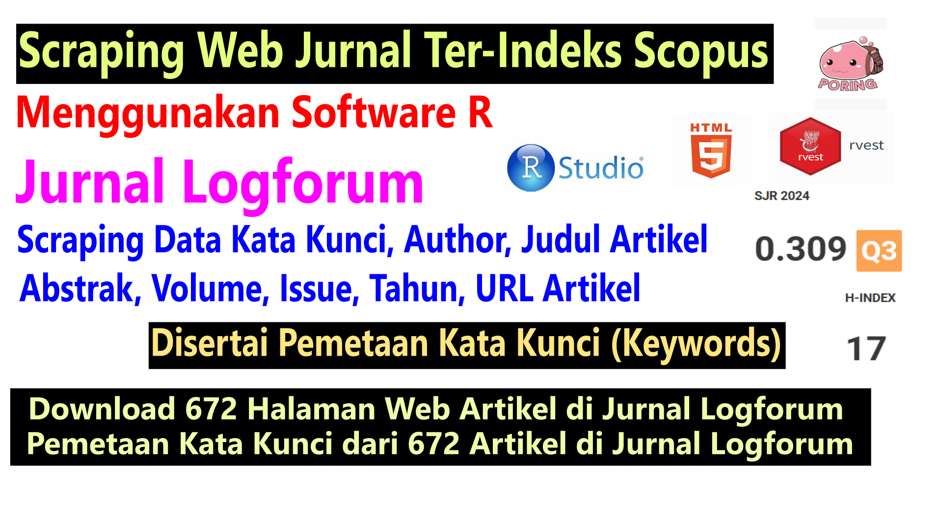 Scraping Artikel Jurnal Internasional Terindeks Scopus dengan R